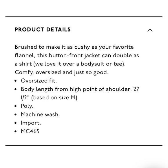 Madewell Knit Shirt Jacket - Picture 6 of 6